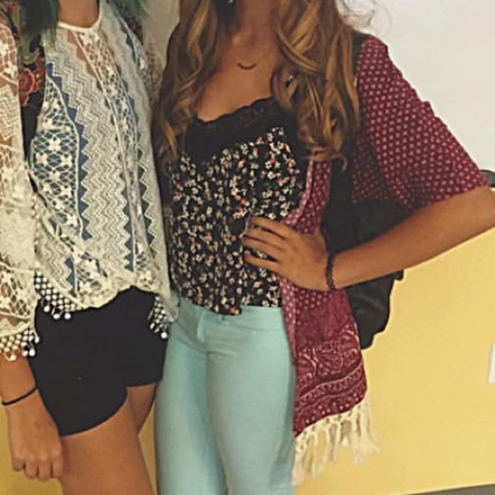 Floral tank top